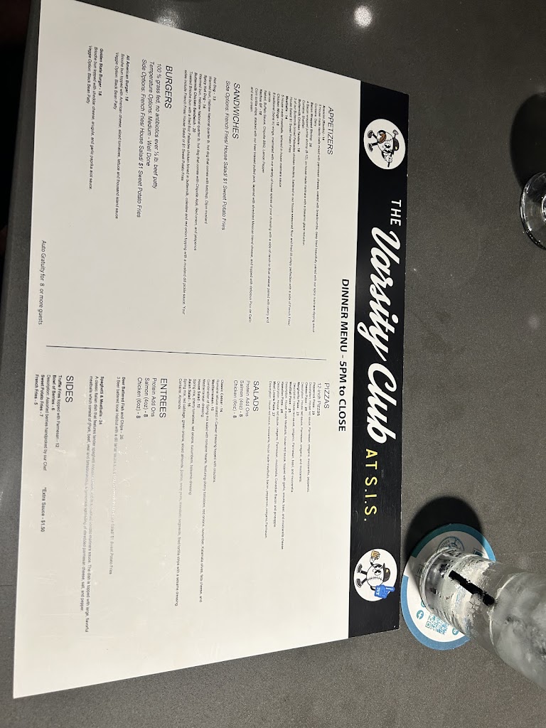 The Varsity Club at S.I.S - review