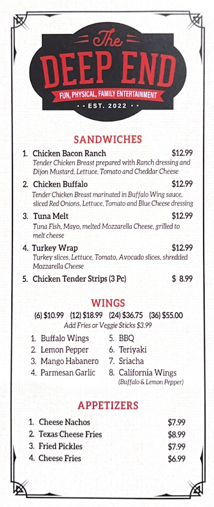 The Deep End - gallery