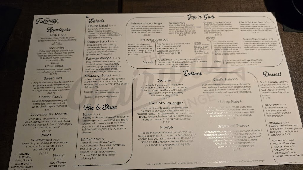 The Fairway Lounge - review